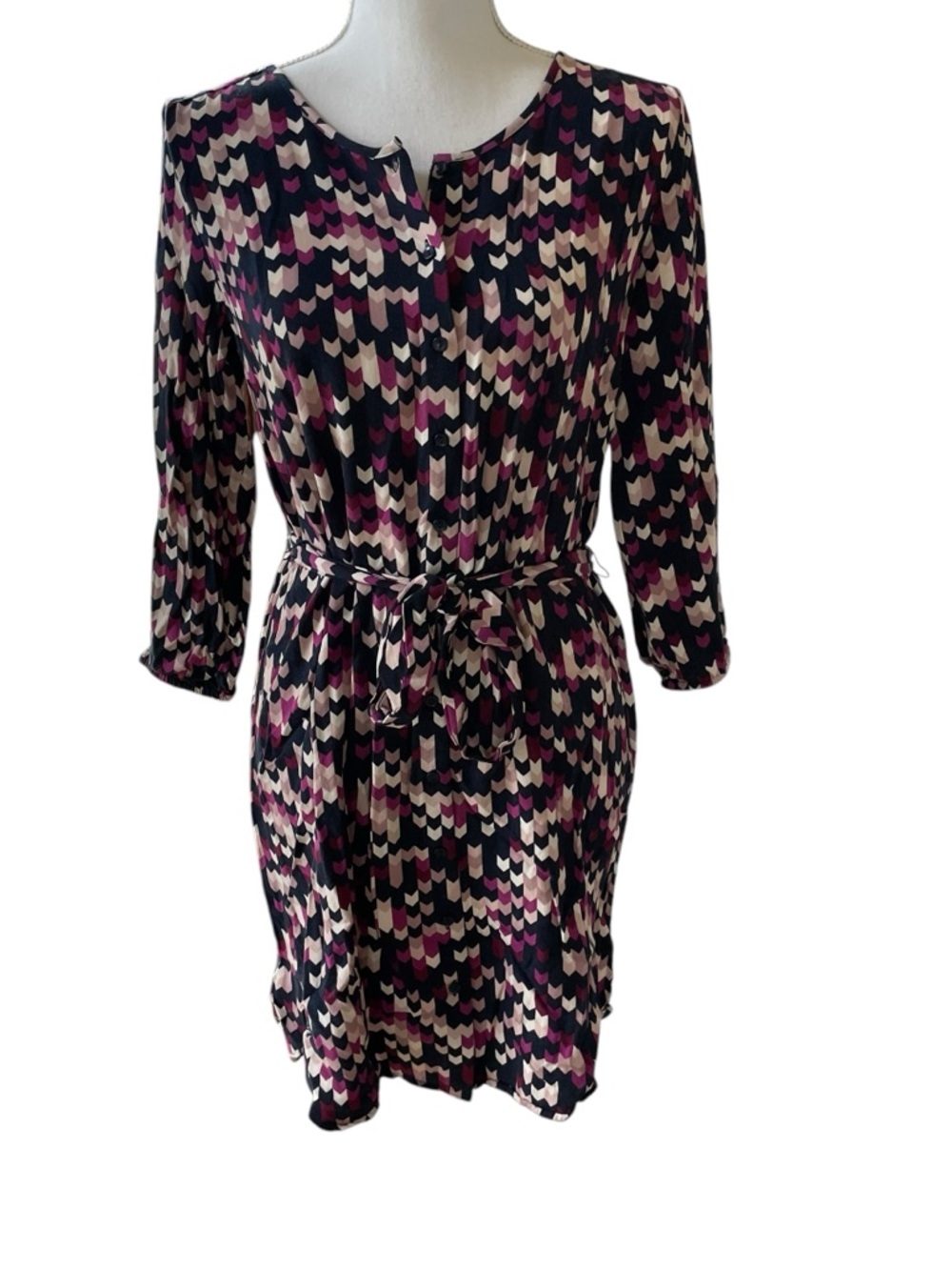Ann Taylor Factory Long Sleeved Shift Dress.  Size S
